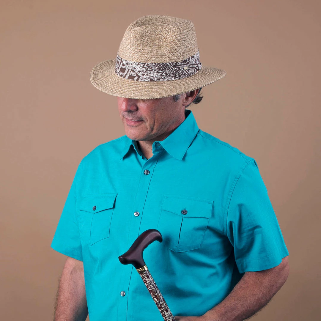 Discount ๐ Surfzone - Scala Tan Toyo Straw Blend Fedora Hat Men โ 10 Surfzone - Scala Tan Toyo Straw Blend Fedora Hat Men