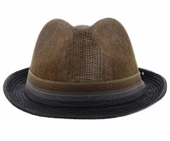 Backstage - Dorfman Pacific Toyo Straw Fedora Hat Men