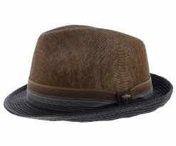 Backstage - Dorfman Pacific Toyo Straw Fedora Hat Men