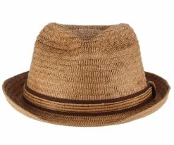 Men Laid Back - Dorfman Pacific Burnt Paper Braid Fedora