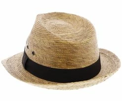 Skipper - Dorfman Pacific Braided Palm Fiber Fedora Men