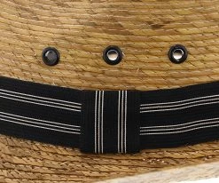 Skipper - Dorfman Pacific Braided Palm Fiber Fedora Men