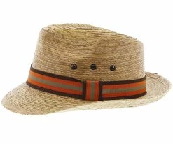 Skipper - Dorfman Pacific Braided Palm Fiber Fedora Men