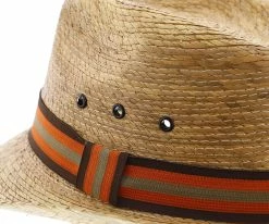 Skipper - Dorfman Pacific Braided Palm Fiber Fedora Men