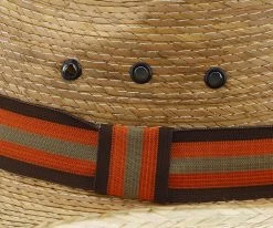 Skipper - Dorfman Pacific Braided Palm Fiber Fedora Men