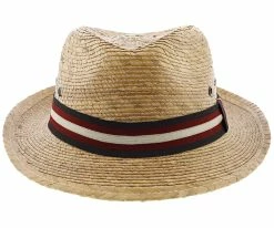 Skipper - Dorfman Pacific Braided Palm Fiber Fedora Men