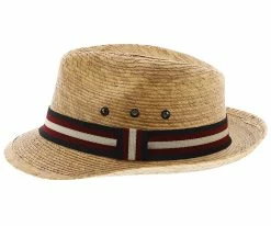 Skipper - Dorfman Pacific Braided Palm Fiber Fedora Men