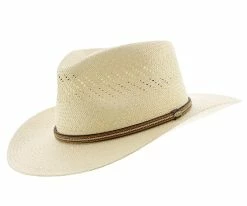 Men The Seton - Scala P221 Natural Panama Outback Hat