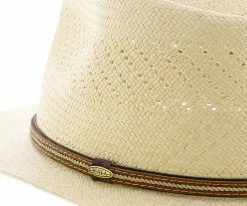 Men The Seton - Scala P221 Natural Panama Outback Hat