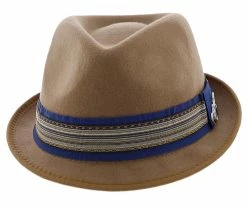 Stage - Santana Guitar Pin Wool Felt Fedora Hat