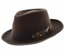 Performer - Santana Wool/Straw Fedora Hat