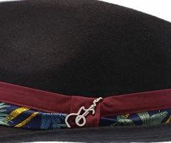 Budget ๐ Men Selbo - Santana Wool Felt Fedora Hat ๐ฅ 25 Men Selbo - Santana Wool Felt Fedora Hat