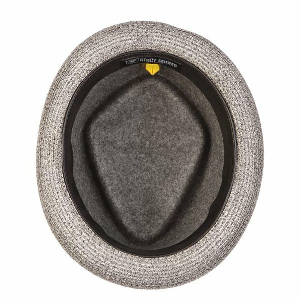 Cheap π₯ Century - Stacy Adams Wool Felt Fedora Hat With Paper Braid Brim βοΈ 9 Century - Stacy Adams Wool Felt Fedora Hat With Paper Braid Brim