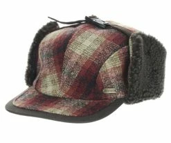 Men Waddy - Stetson Wool Blend Winter Cap W/ Ear Flaps