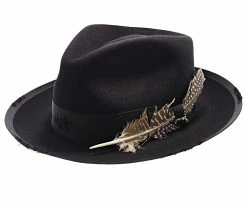 Whippet Distressed - Stetson Fur Felt Fedora Hat Men