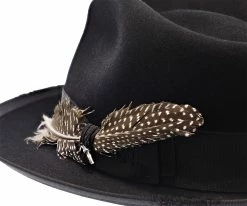Whippet Distressed - Stetson Fur Felt Fedora Hat Men