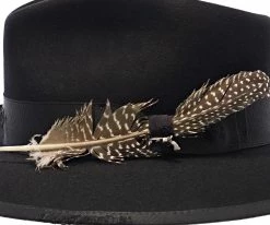 Whippet Distressed - Stetson Fur Felt Fedora Hat Men