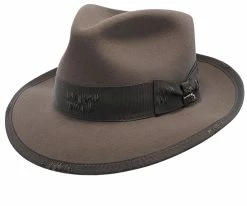 Whippet Distressed - Stetson Fur Felt Fedora Hat Men