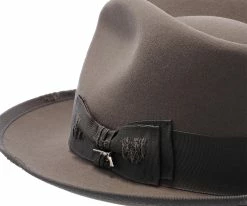Whippet Distressed - Stetson Fur Felt Fedora Hat Men