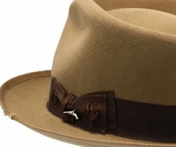 Whippet Distressed - Stetson Fur Felt Fedora Hat Men