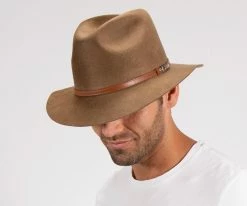 Campton - Stetson Fur Felt Fedora Hat Men
