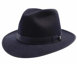 Runabout - Stetson Fur Felt Packable Fedora Hat - TFFRUN