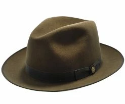 Runabout - Stetson Fur Felt Packable Fedora Hat - TFFRUN