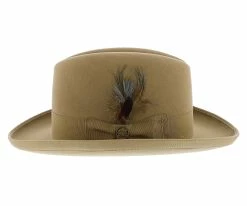 Deals ๐งจ Men Homburg - Stetson Fur Felt Homburg Hat - TFHOMBB ๐ 23 Men Homburg - Stetson Fur Felt Homburg Hat - TFHOMBB
