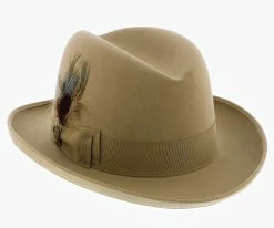 Deals ๐งจ Men Homburg - Stetson Fur Felt Homburg Hat - TFHOMBB ๐ 25 Men Homburg - Stetson Fur Felt Homburg Hat - TFHOMBB