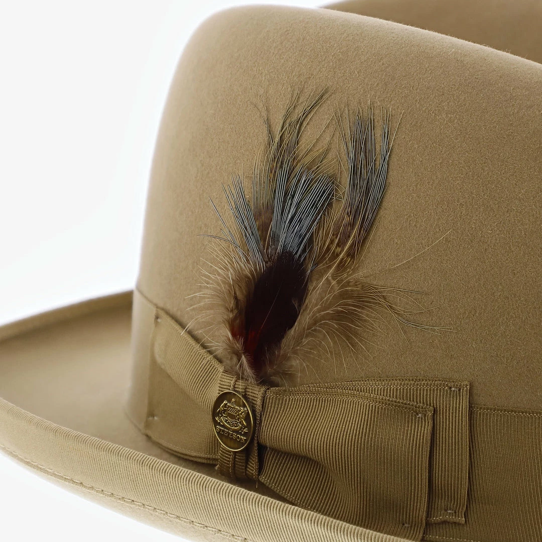 Deals ๐งจ Men Homburg - Stetson Fur Felt Homburg Hat - TFHOMBB ๐ 14 Men Homburg - Stetson Fur Felt Homburg Hat - TFHOMBB