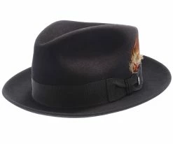 Men Mercury - Stetson Fur Felt Fedora Hat - TFMCRY