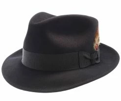 Men Mercury - Stetson Fur Felt Fedora Hat - TFMCRY
