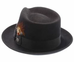 Men Mercury - Stetson Fur Felt Fedora Hat - TFMCRY