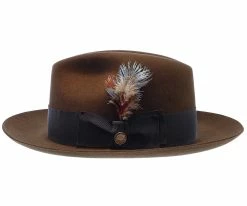 Men Pinnacle - Stetson Fur Felt Fedora Hat