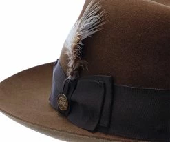 Men Pinnacle - Stetson Fur Felt Fedora Hat