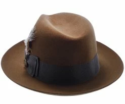 Men Pinnacle - Stetson Fur Felt Fedora Hat