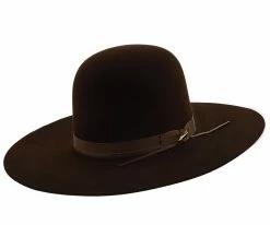 New ๐คฉ Smith - Stetson Fur Felt Open Crown Western Hat Men ๐ 21 Smith - Stetson Fur Felt Open Crown Western Hat Men