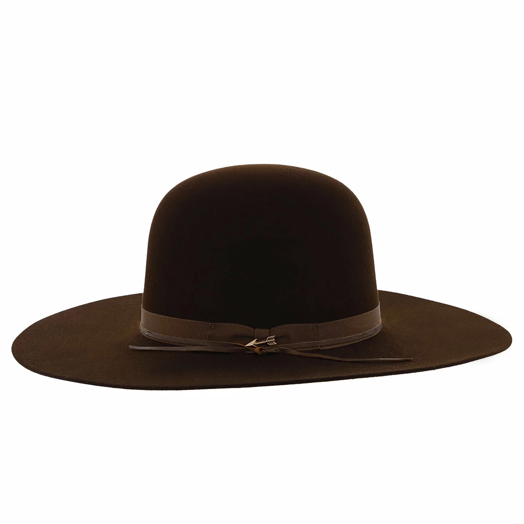 New ๐คฉ Smith - Stetson Fur Felt Open Crown Western Hat Men ๐ 3 Smith - Stetson Fur Felt Open Crown Western Hat Men