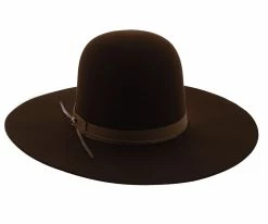 New ๐คฉ Smith - Stetson Fur Felt Open Crown Western Hat Men ๐ 26 Smith - Stetson Fur Felt Open Crown Western Hat Men