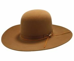 New ๐คฉ Smith - Stetson Fur Felt Open Crown Western Hat Men ๐ 31 Smith - Stetson Fur Felt Open Crown Western Hat Men