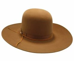 New ๐คฉ Smith - Stetson Fur Felt Open Crown Western Hat Men ๐ 29 Smith - Stetson Fur Felt Open Crown Western Hat Men