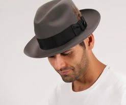 Best deal ๐ฅ Temple - Stetson Fur Felt Fedora Hat - TFTMPL ๐ 149 Temple - Stetson Fur Felt Fedora Hat - TFTMPL