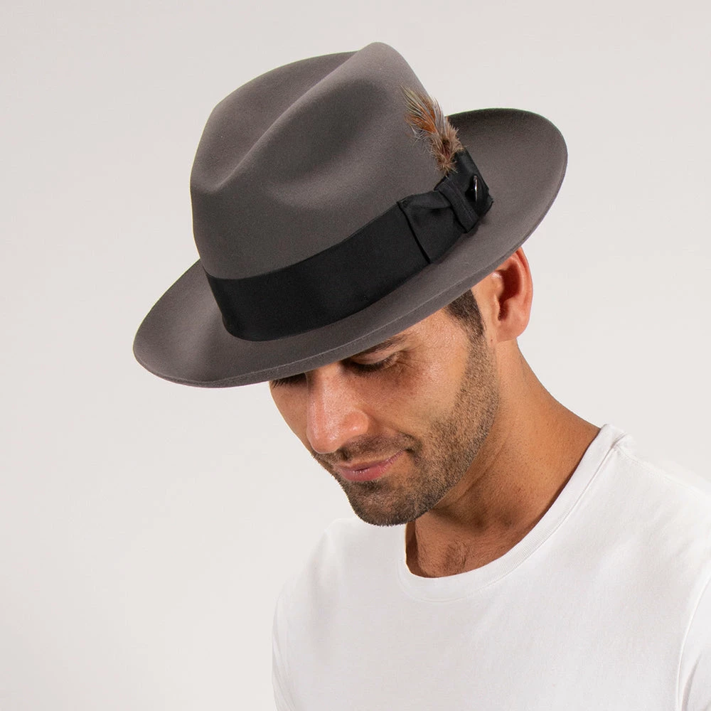 Best deal ๐ฅ Temple - Stetson Fur Felt Fedora Hat - TFTMPL ๐ 75 Temple - Stetson Fur Felt Fedora Hat - TFTMPL