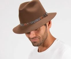 Weekender - Stetson Walnut Fur Felt Fedora Hat - TFWKDR