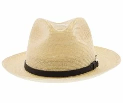 Alimeter - Stetson Hemp Straw Fedora Hat
