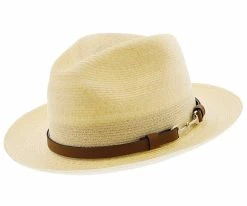 Alimeter - Stetson Hemp Straw Fedora Hat