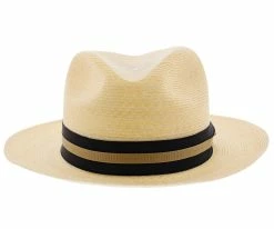 Hot Sale ๐งจ Bristol - Stetson Hemp Straw Fedora Hat ๐ 9 Bristol - Stetson Hemp Straw Fedora Hat