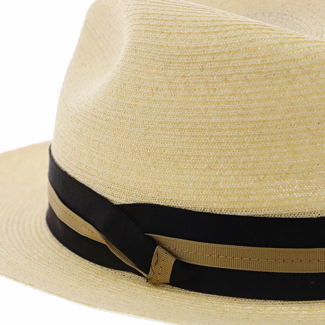 Hot Sale ๐งจ Bristol - Stetson Hemp Straw Fedora Hat ๐ 7 Bristol - Stetson Hemp Straw Fedora Hat