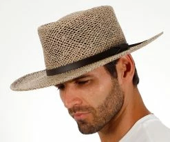 Gambler - Stetson Seagrass Straw Gambler Hat - TSGMBL