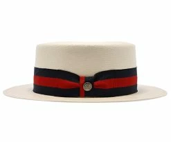 Keeneland - Stetson Shantung Straw Boater Hat